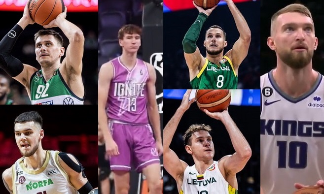 Atnaujintas Lietuvos krepšininkų reitingas: NBA lietuviai, M. Buzelis ir žalgiriečiai
